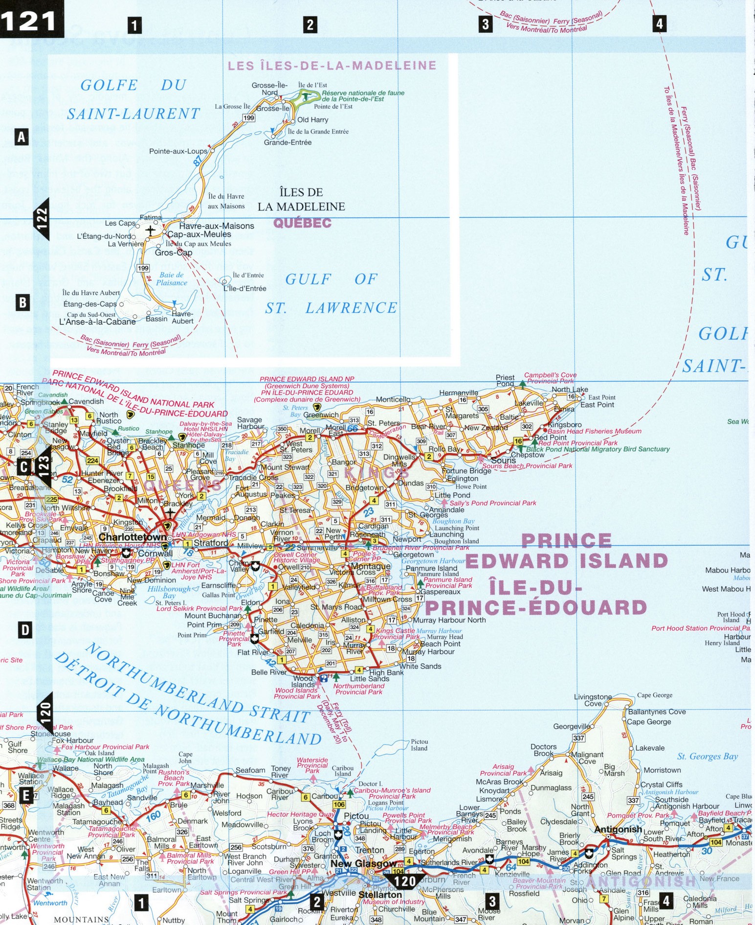 Prince Edward Island map