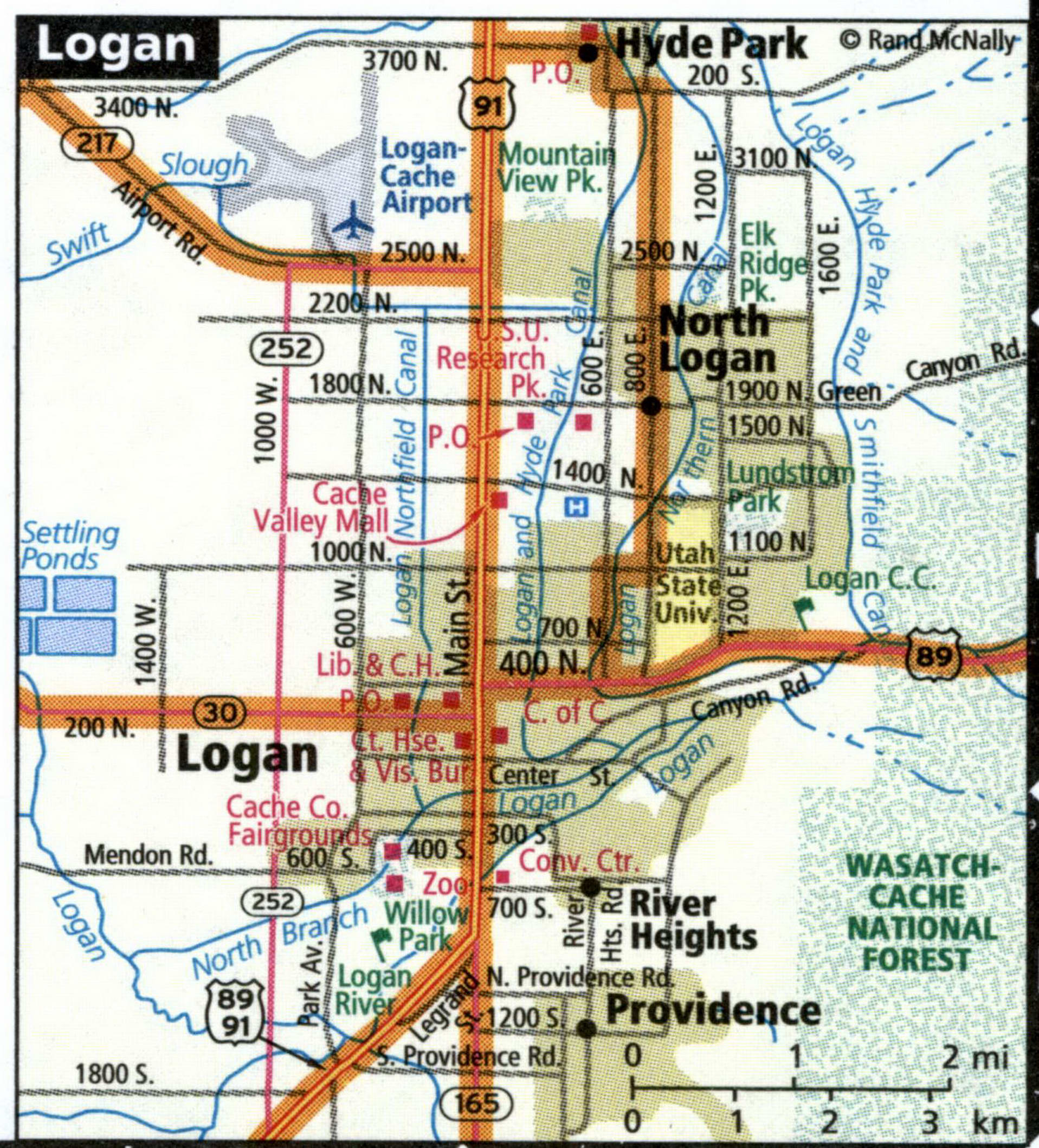 Logan city map for truckers