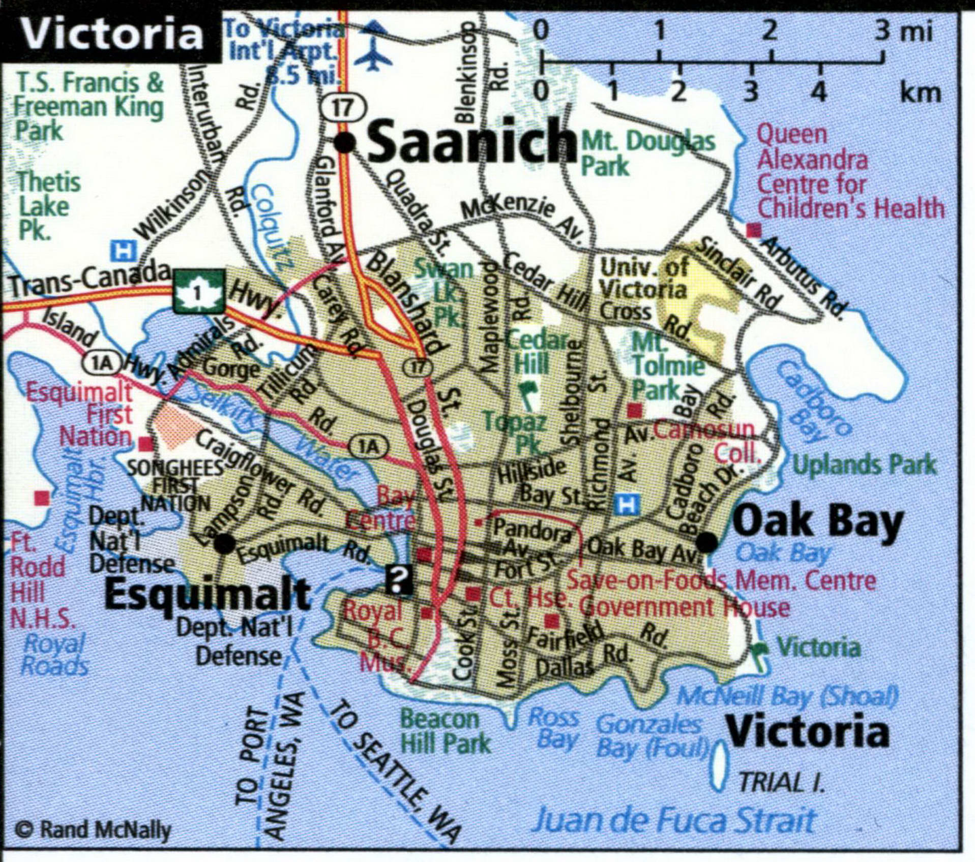 Victoria city map for truckers