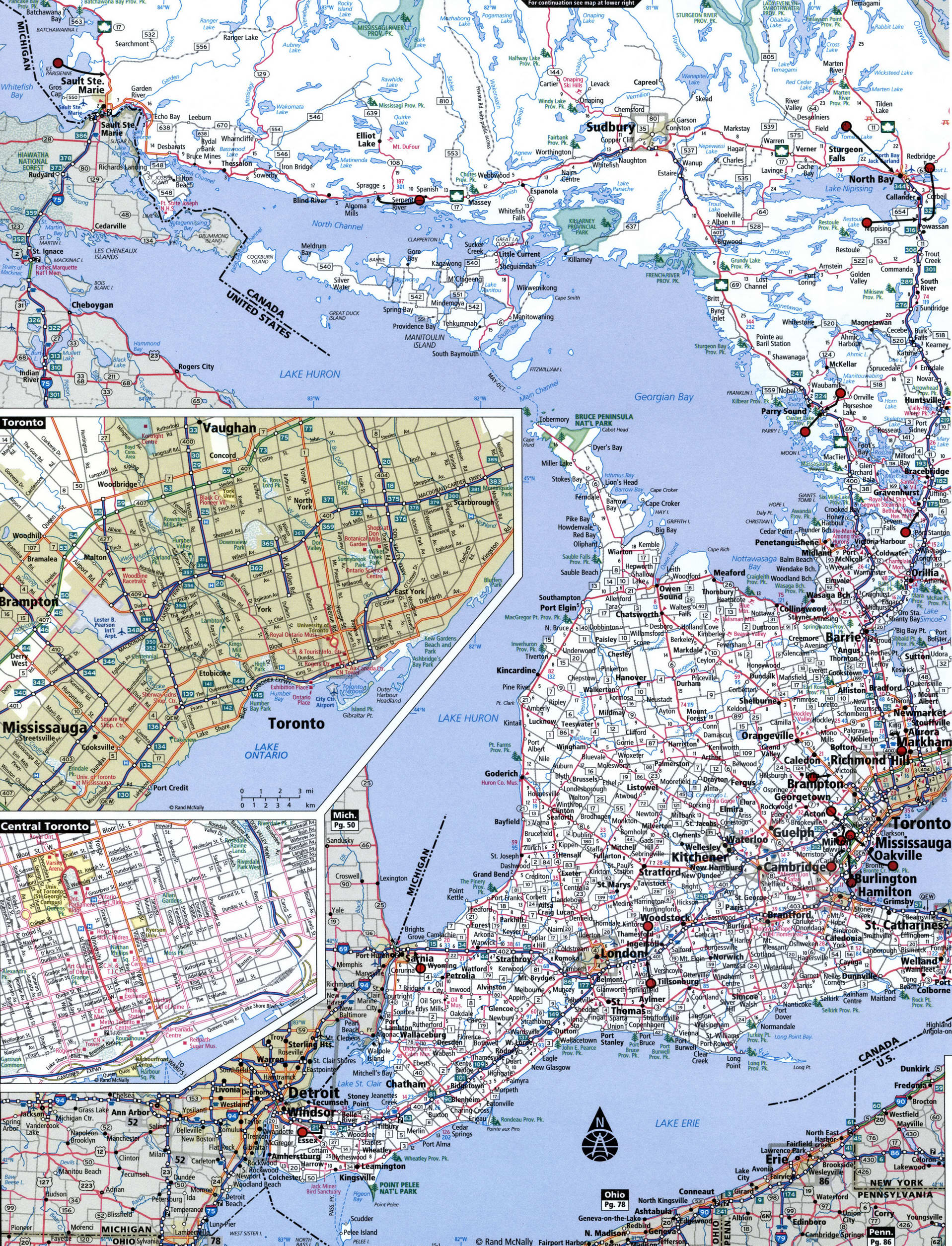 Ontario province map for truckers