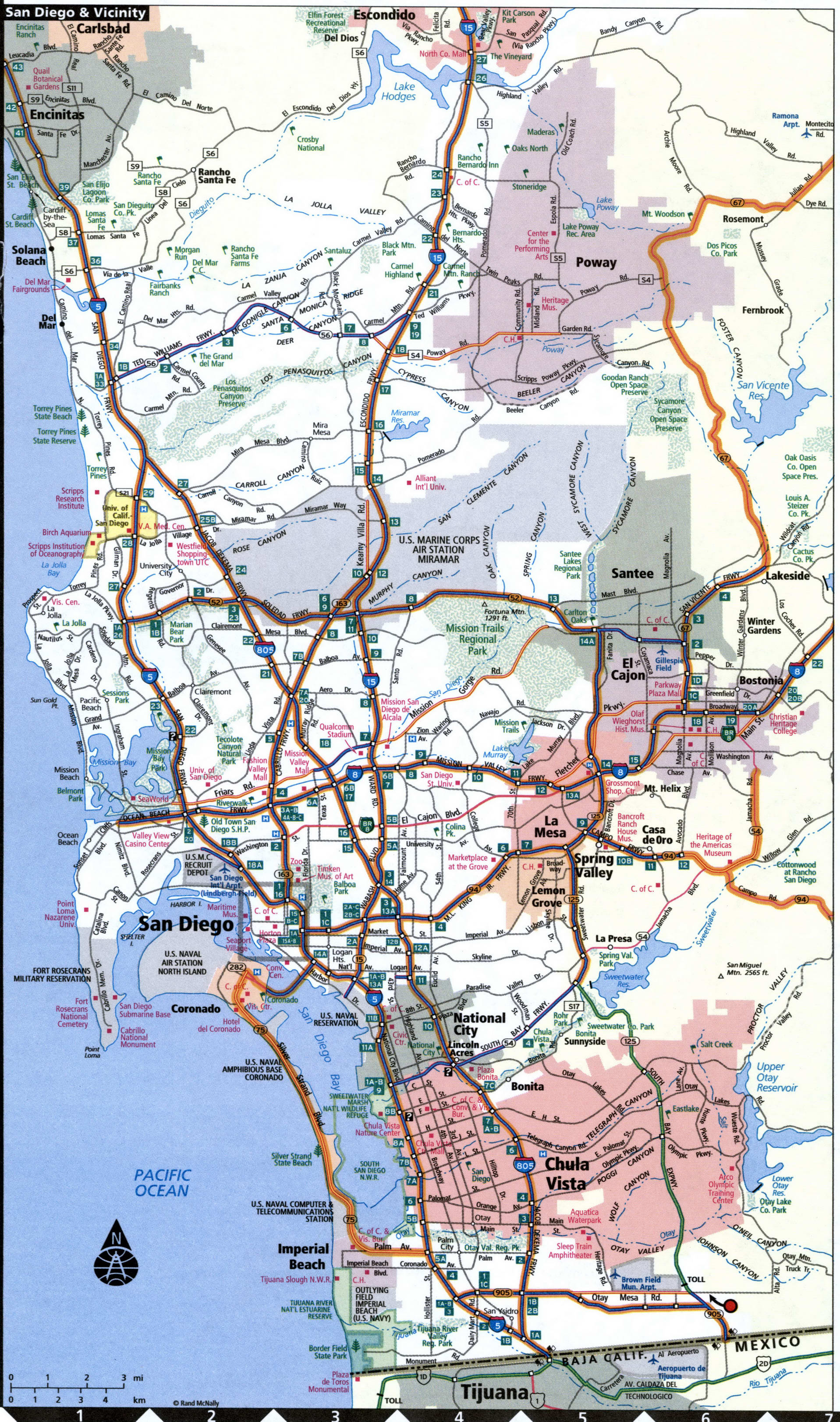 San Diego map for truckers
