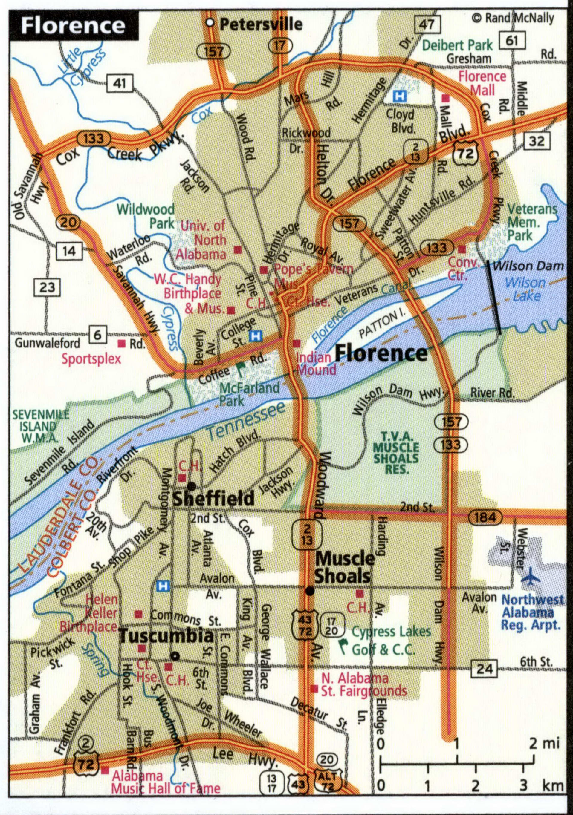 Florence map for truckers