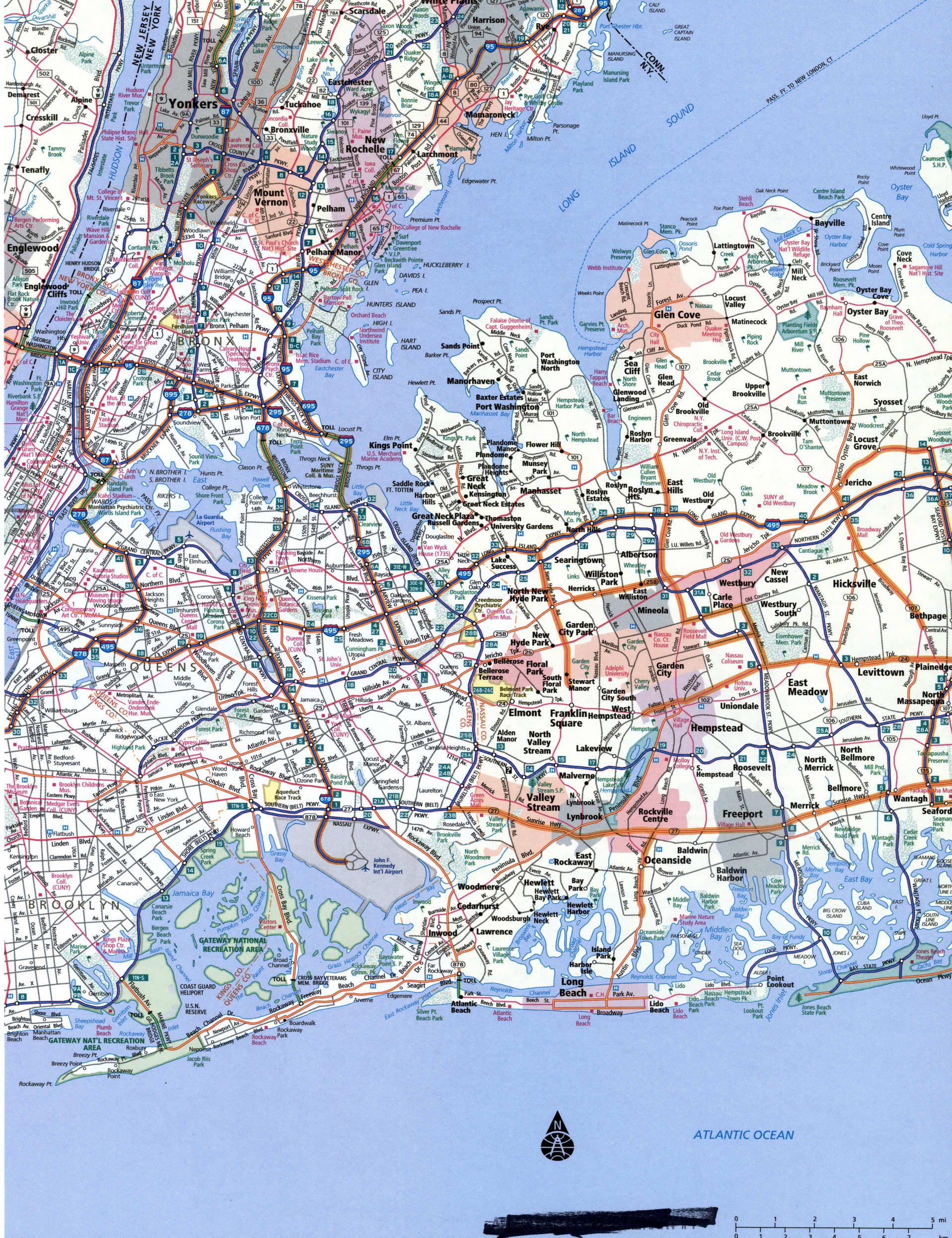 New York city map for truckers