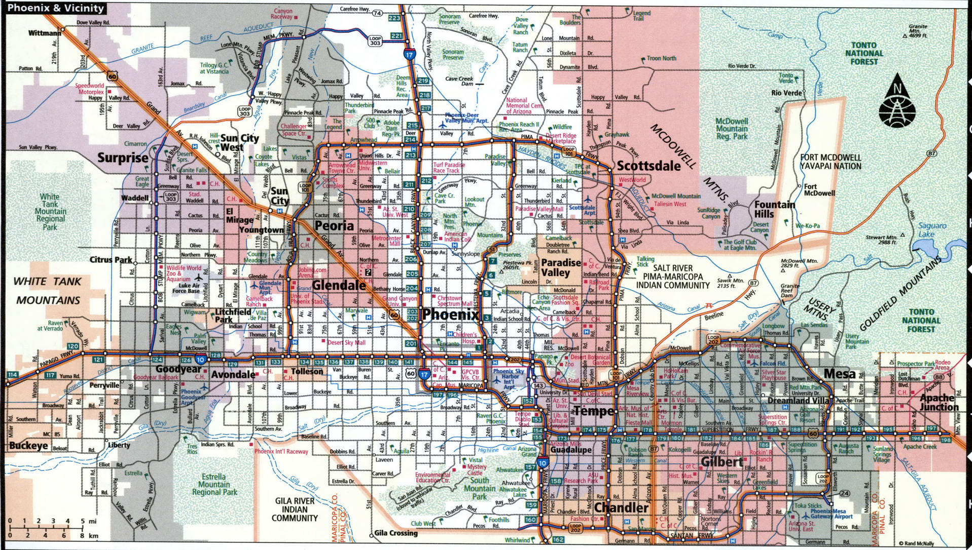 Phoenix map for truckers