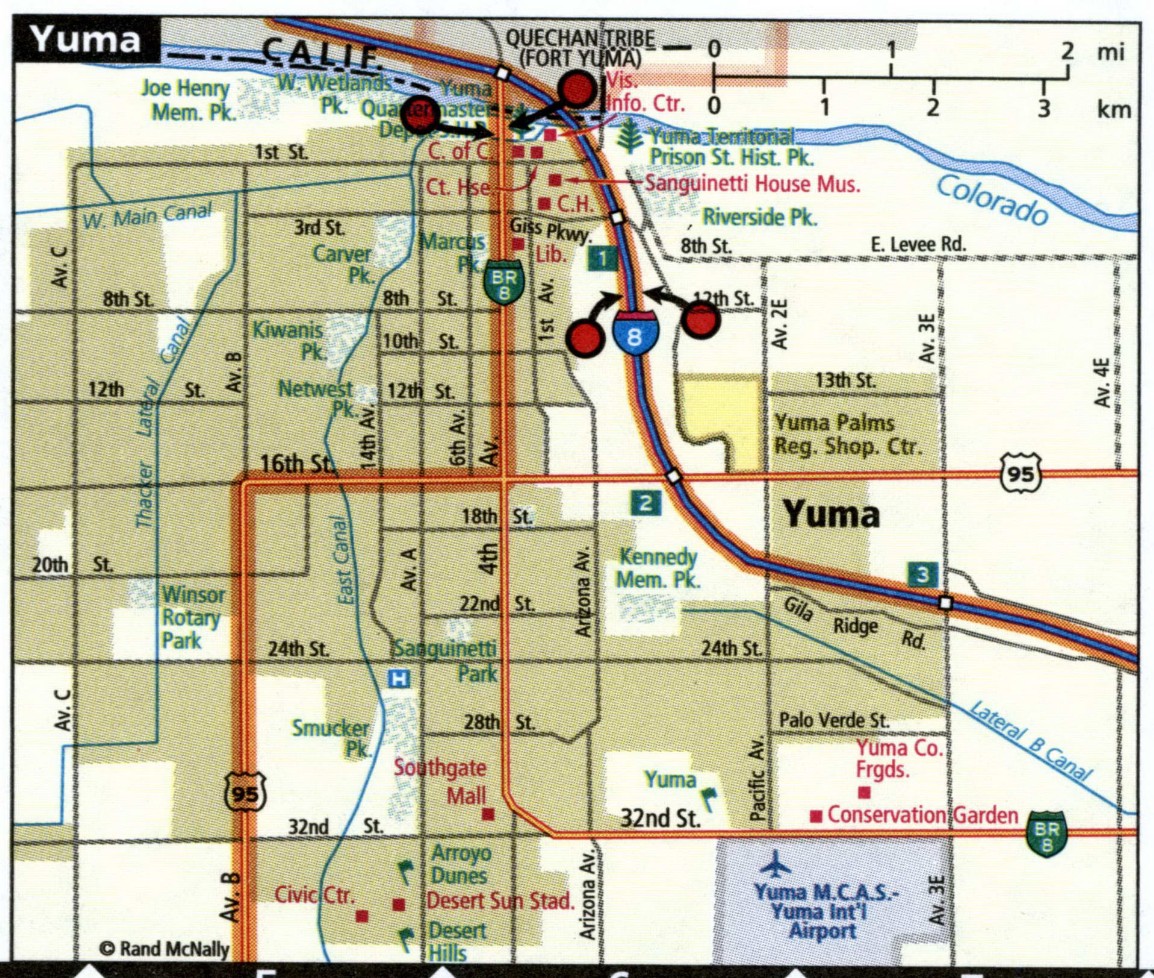 Yuma map for truckers