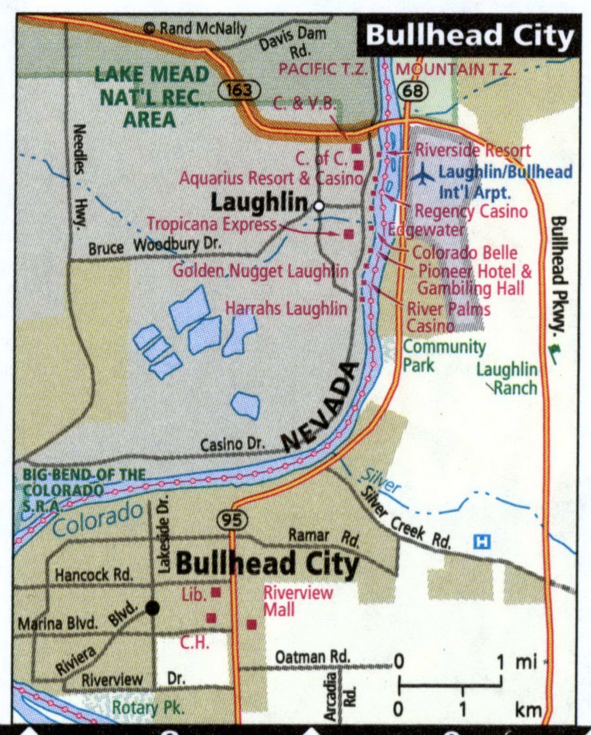 Bullhead city map for truckers
