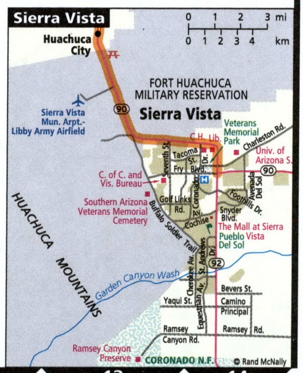Sierra Vista map for truckers