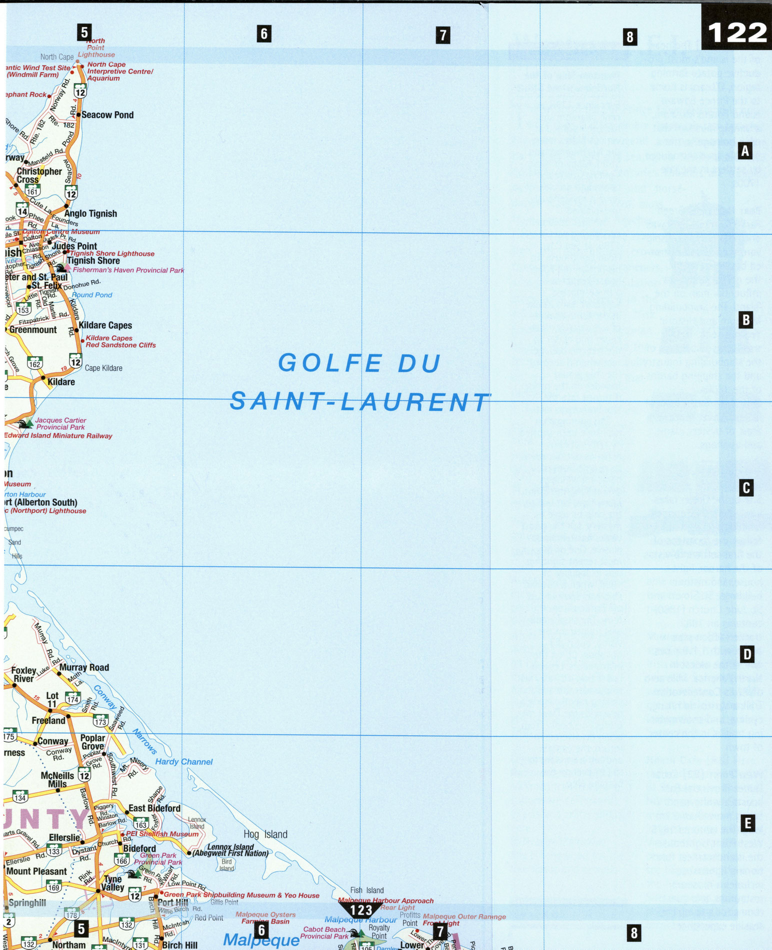 Detailed map of Western P.E.I.