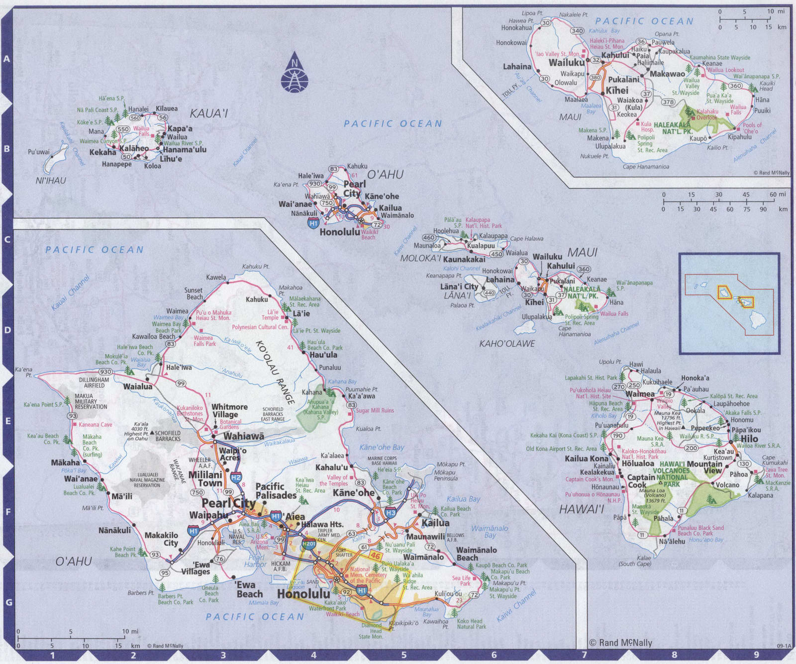Hawaii complete map
