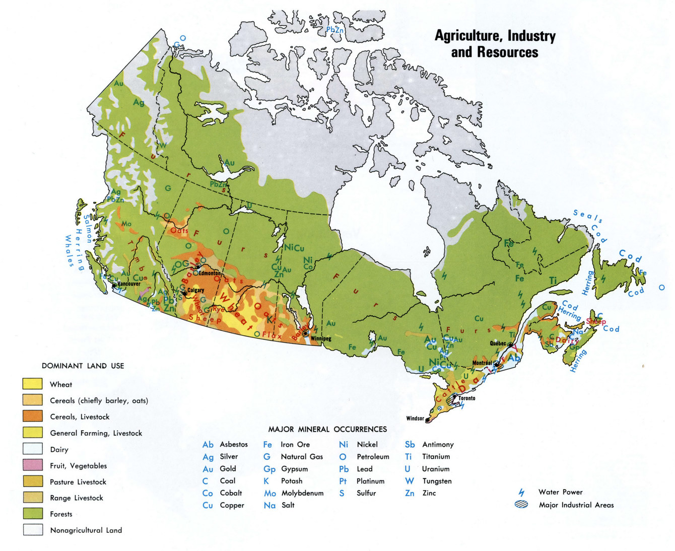 Resources map